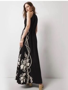 WHBM Halter Maxi Dress